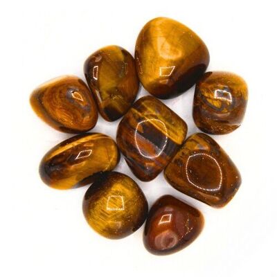 Piedras pulidas de ojo de tigre 'AB' 200 gr