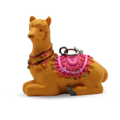 Llavero de alpaca 3 colores surtidos por 12 unidades