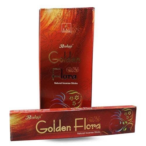 Balaji Incenso Flora Dorata 15pz