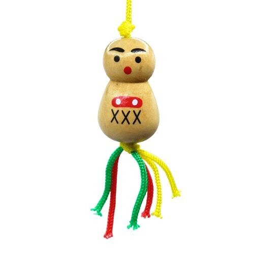 Bambole cinesi portafortuna grandi (sacchetto da 12 pezzi)