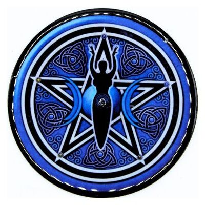 Posavasos y porta incienso - Pentagrama Diosa lunar 2 uds.