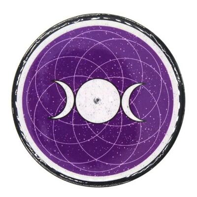 Posavasos y porta incienso - Triple Luna 2 uds.
