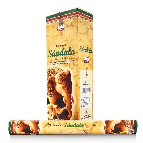Bastoncini di incenso Darshan Sandal Hexa