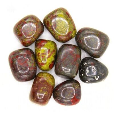 Jaspe Sangre de Dragón 'A' Piedras Rodadas 200 gr