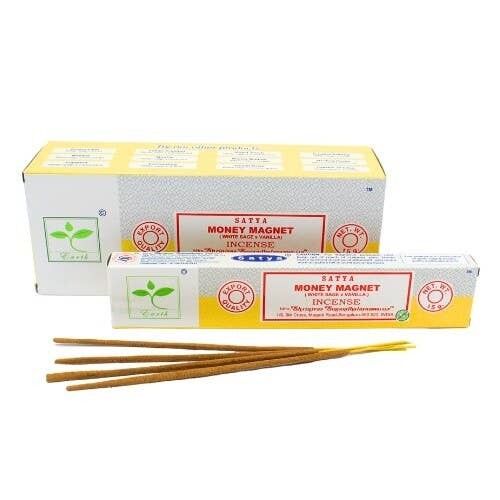 Incenso Earth Satya Money Magnet 15 g
