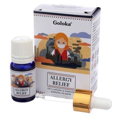 Soulagement des allergies aux huiles essentielles naturelles de Goloka