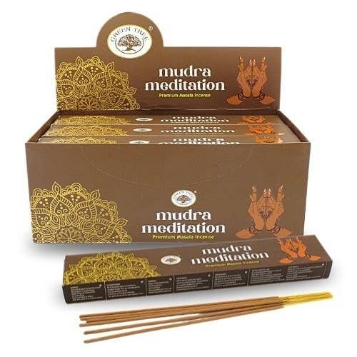 Incenso per meditazione Green Tree Mudra 15 grammi
