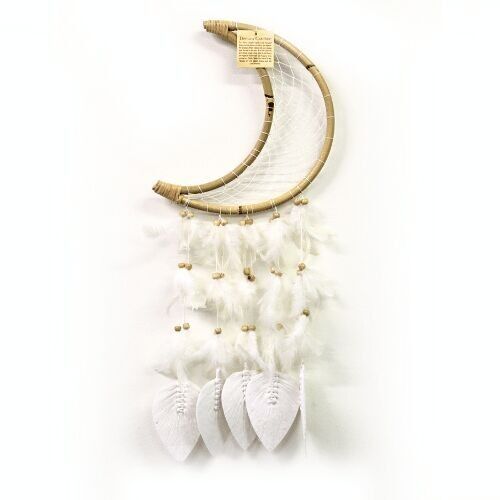 Acchiappasogni a forma di luna 22 cm