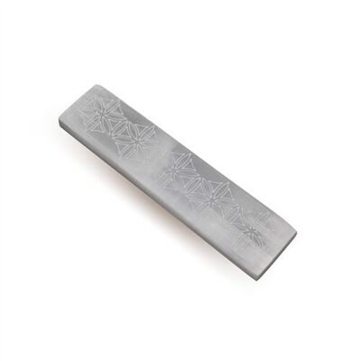 Porta Incenso Selenite Fiore della Vita 15cm