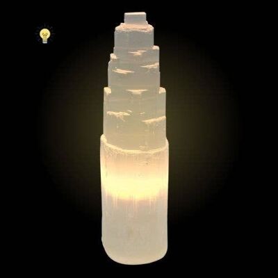 Selenite Lamp Base 30 cm
