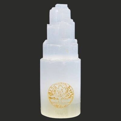 Selenite Lamp Tree of Life 20 cm