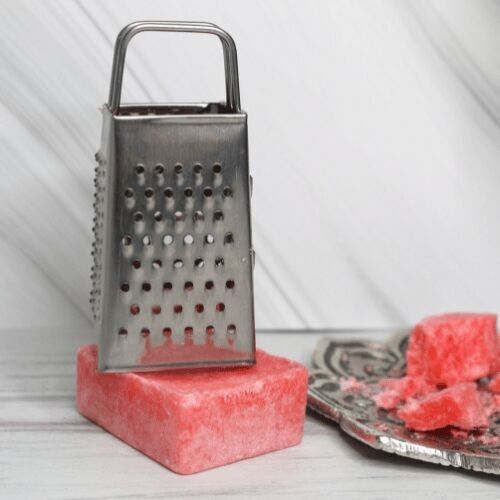 Silber-Amber-Blockreibe, 8 cm