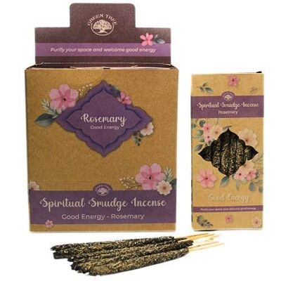 Incienso de aromas espirituales - Romero de energía positiva