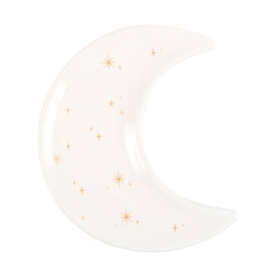 Ensemble de cristaux de guérison Success avec plat à bibelots Moon