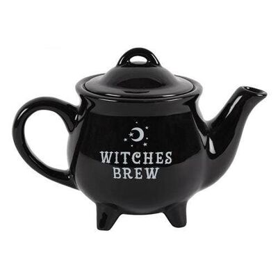 Théière en céramique noire Witches Brew