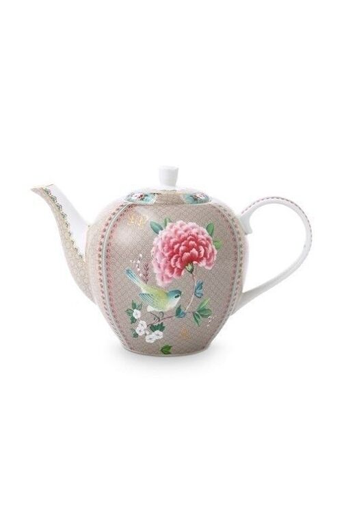 Théière Blushing Birds Kaki 1,6L - PIP STUDIO
