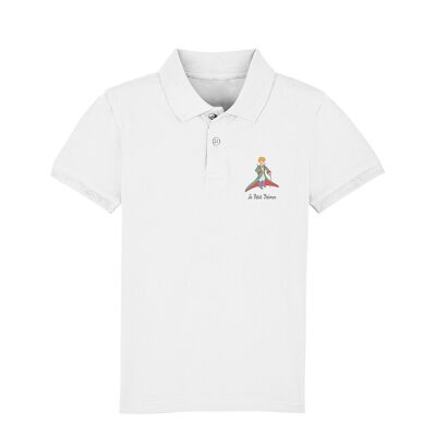 White polo shirt "Musketeer Heart" -baby