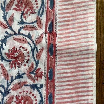 Bufanda, Pareo Estampado Bloque, 100% Algodón (100x180cm) - ET120