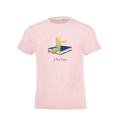 Camiseta rosa "Le Petit Prince BOOK"