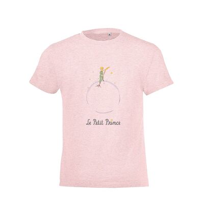 Rosa T-Shirt "Der kleine Prinz im Garten des Mondes"