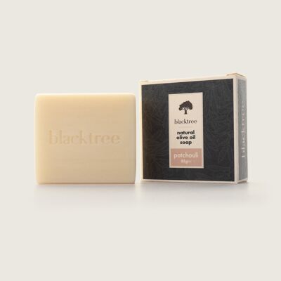 Natural Olive Oil Soap - Patchouli - 85gr (Bar Soap)