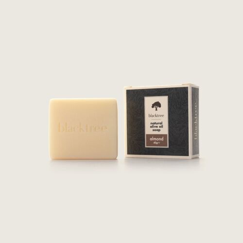 Natural Olive Oil Soap - Almond - 40gr (Bar Soap)