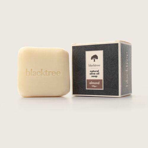 Natural Olive Oil Soap - Almond - 150gr (Stone Soap)