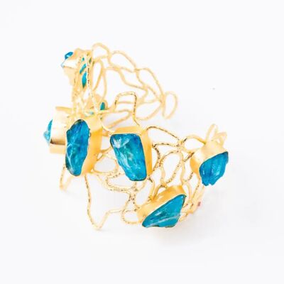 Bracciale Ursula Ed. Blu turchese grezzo limitato