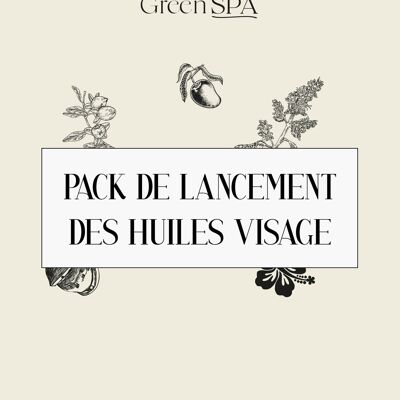 Paquete de lanzamiento de aceites faciales