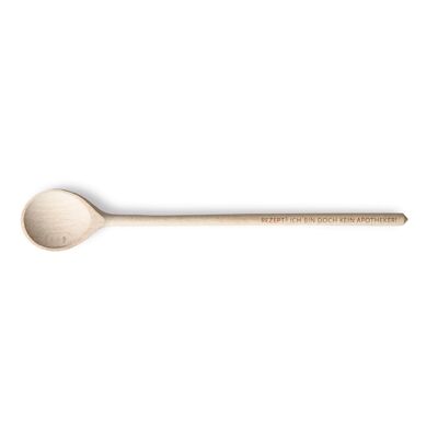 Cuillère en bois « RECETTE ? JE SUIS CHEF, PAS PHARMACIEN !"