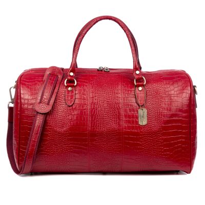 Arianone travel bag. Genuine Crosta leather.