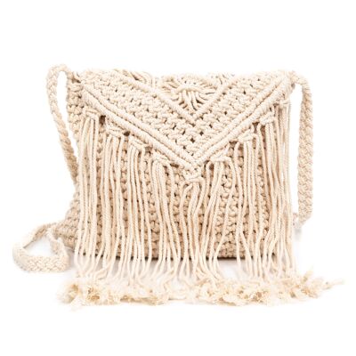 Zermeghedo braided cotton shoulder bag.