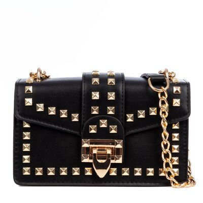 VillaIrpina mini tote shoulder bag, made of synthetic leather.