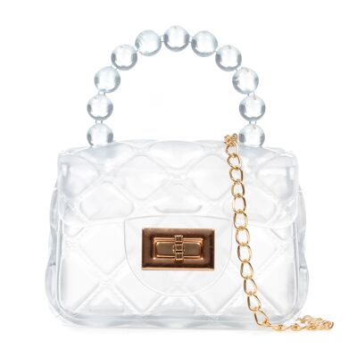 Villalvernia bolso de mano mini de pvc brillante