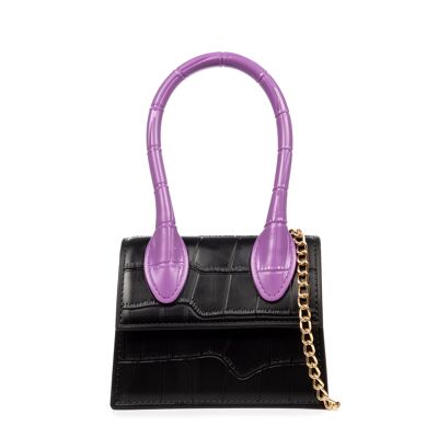 Villamassargia bolso de mano mini, de pvc con asa delantera