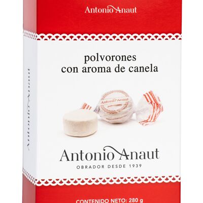 Cajita 280 g. Polvorón canela