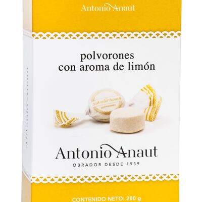 Scatola da 280 g.Polvorone al limone