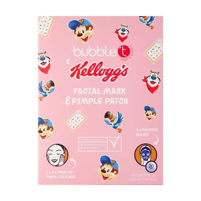 Maschera viso e cerotti per brufoli Kellogg's