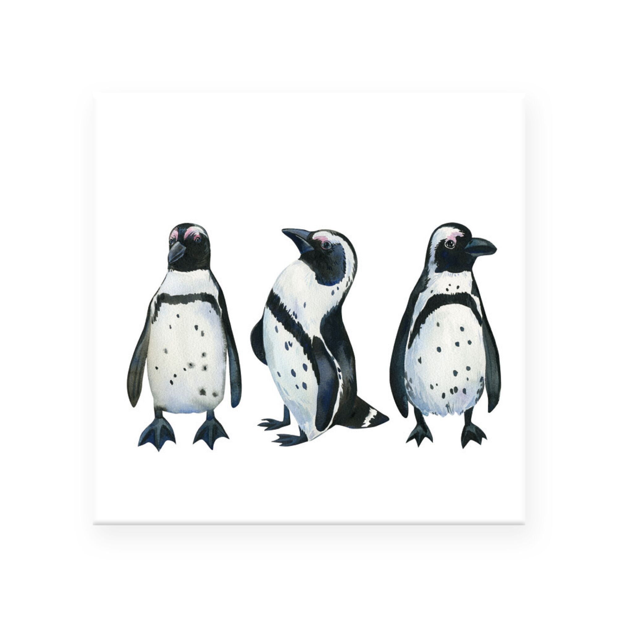 Magnete "Pinguino Felice" (5x5cm) – Un amico simpatico