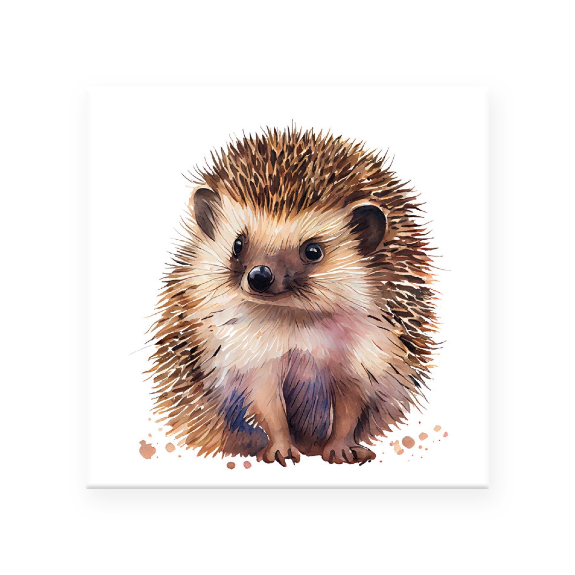 Magnet "Stacheliger Freund Igel" (5x5cm) – Natur pur
