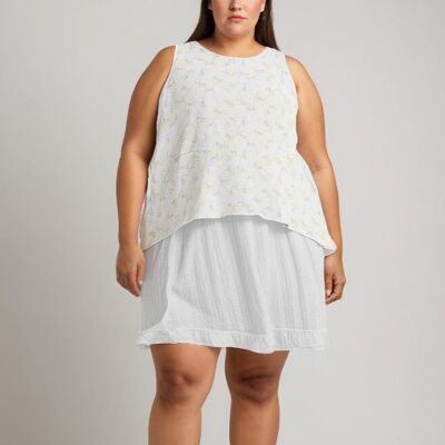 White slip dress + top set (T22317)