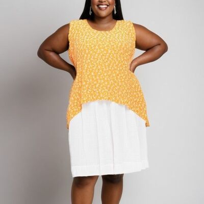 Completo sottoveste arancione + top (T22317)