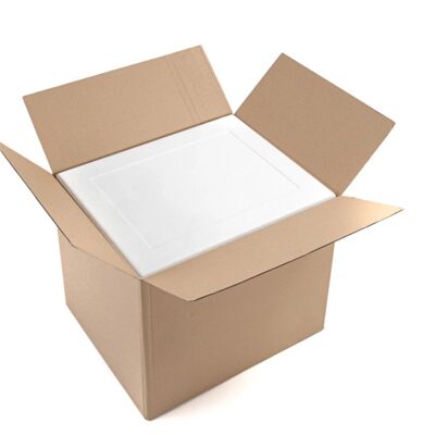 Caja de envío refrigerada L: ideal para nuestros productos de chocolate