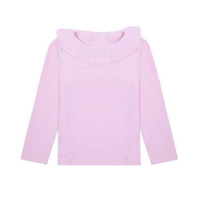 Col volant rose col rose