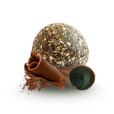 ENERGY-BALLS ORGANIC - PROTEIN | COCOA & SPIRULINA