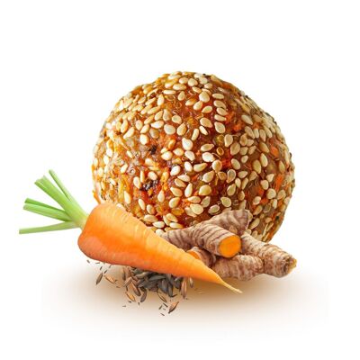 ORGANIC ENERGY-BALLS - SALTY | CARROT, CUMIN & TURMERIC