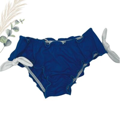 Navy blue bow swim briefs