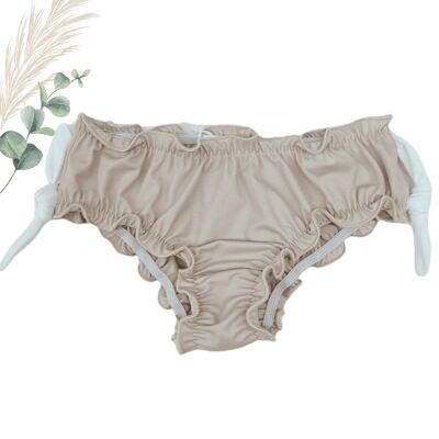 Beige swim briefs