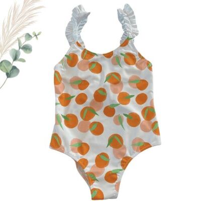 Clementines 1-piece girl's swimsuit