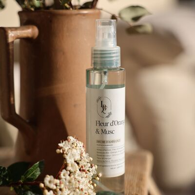 Spray profumato per ambienti - Fiori d'arancio e muschio
